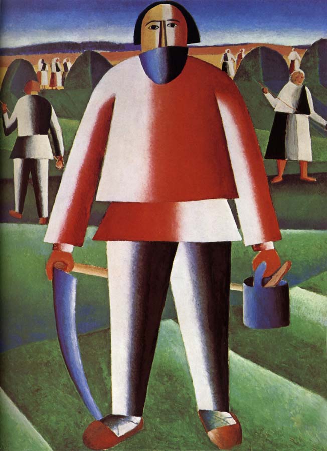 Kasimir Malevich Cut Grazing-s People